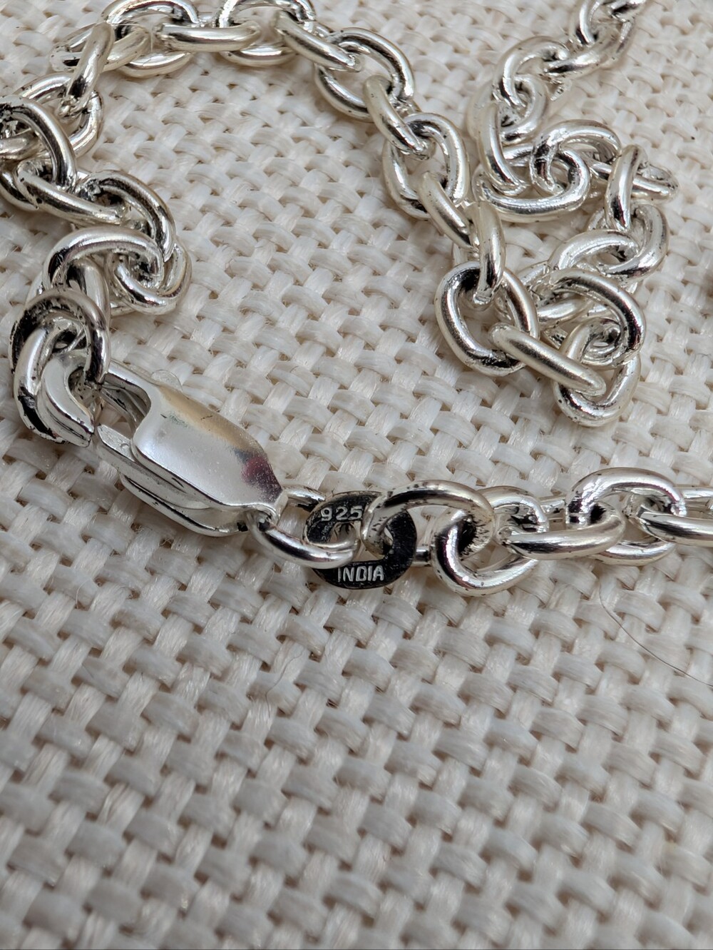 Timeless 925 Sterling Silver Rope Chain Necklace – 18” - Picture 4 of 16